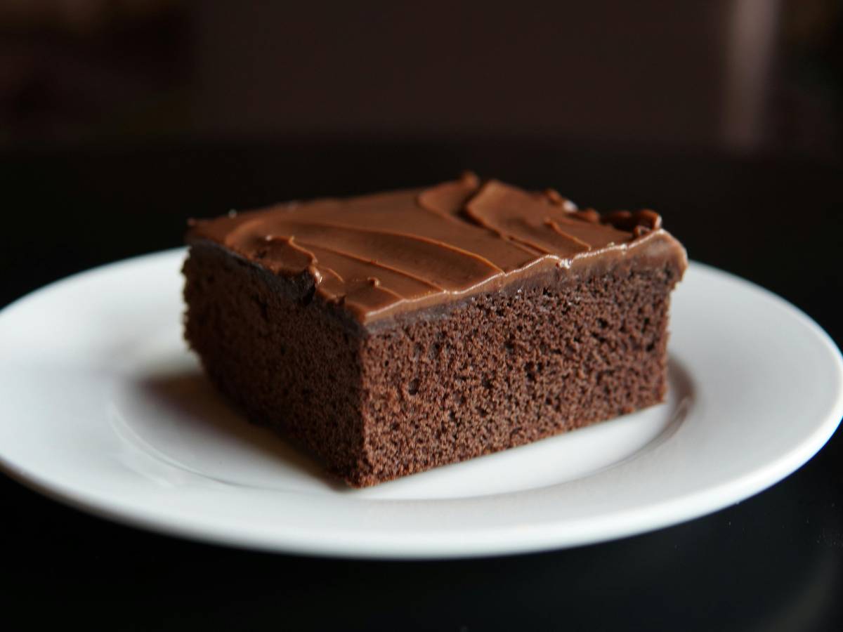 Ciekawa propozycja podania brownie z fasoli